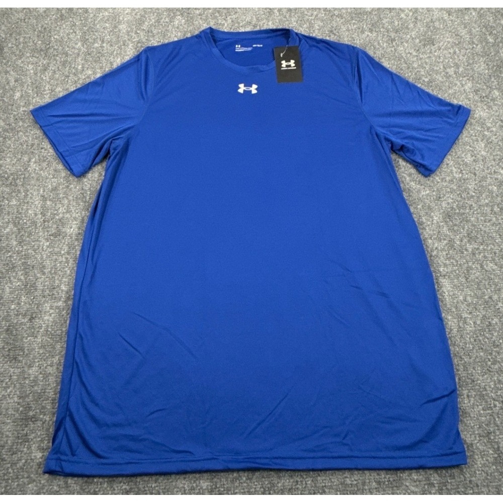 Under Armour Mens Medium Royal Blue Locker Tee 2.0 SS Athletic T Shirt NWT